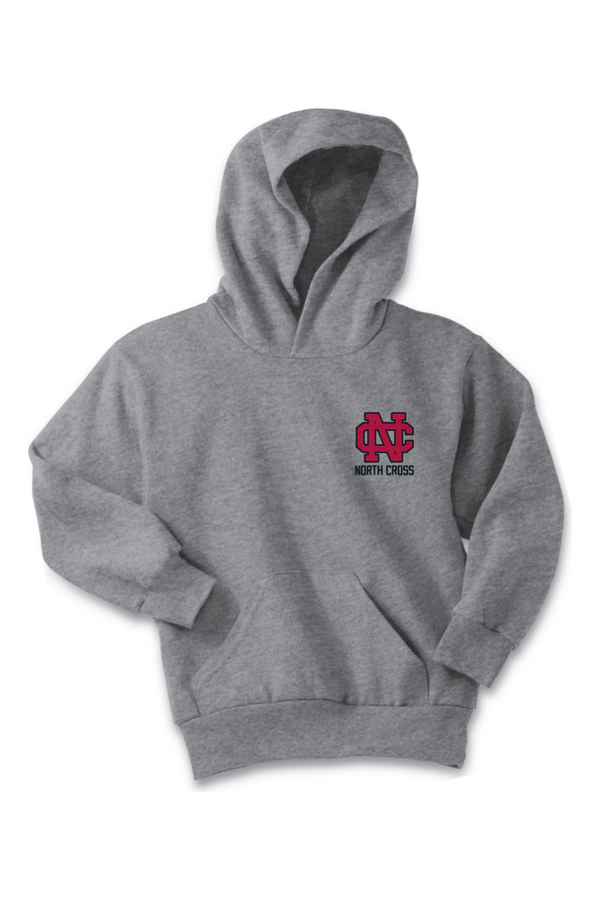 North Cross: YOUTH Fleece Pullover Hooded Sweatshirt