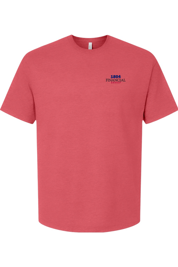 1804: ADULT 6 oz. Heavyweight Ringspun Tee (Embroidered)