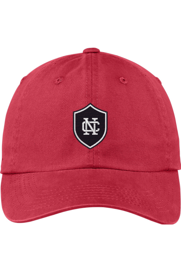 North Cross: ADULT Garment Washed Cap