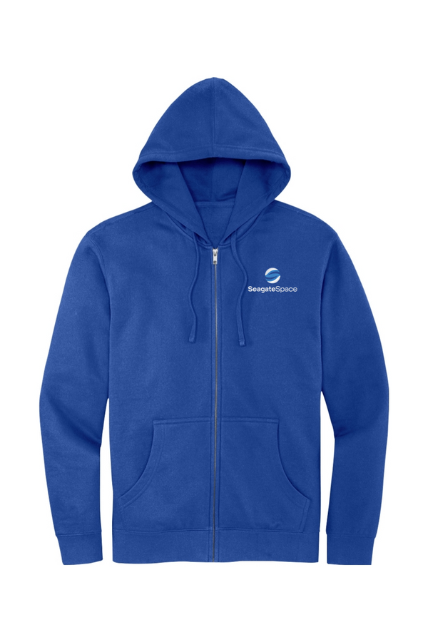 Seagate Space: ADULT SoftSpun Fleece Full-Zip Hoodie (Embroidered)