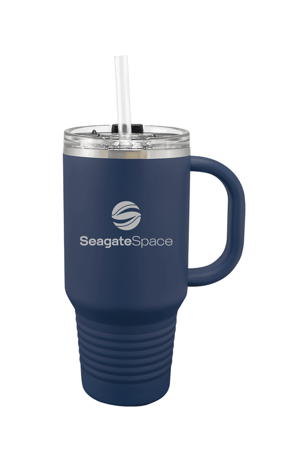 Seagate Space: 32 oz. Travel Mug with Snap Lid and Straw (Engraved)