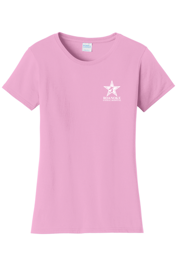 RAH: LADIES Ringspun Cotton Tee (Printed)