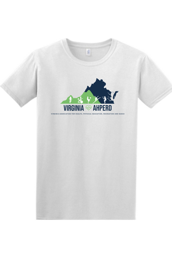 VA AHPERD: ADULT SoftSpun Cotton T (Printed)