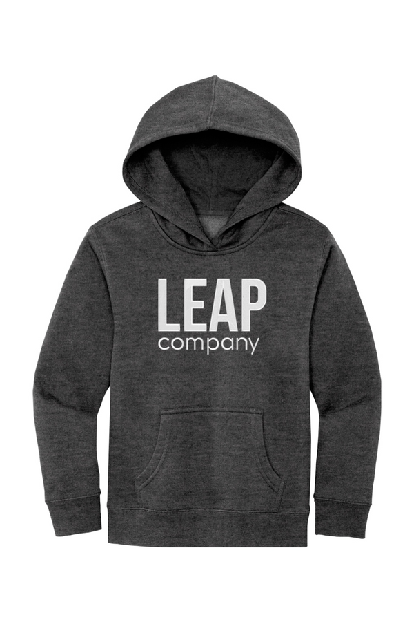 Leap: YOUTH SoftSpun Fleece Hoodie (FullFront Embroidery)