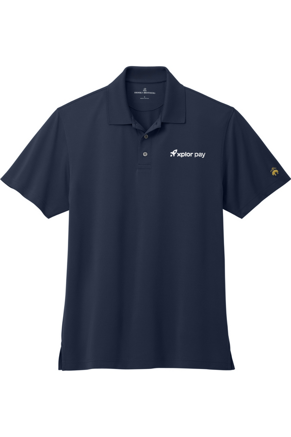 Xplor Pay: Brooks Brothers ADULT Mesh Pique Performance Polo (Embroidered)