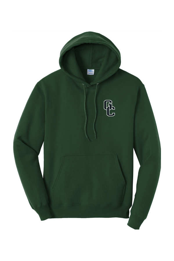 Glen Cove: ADULT Fleece Pullover Hooded Sweatshirt (Embroidered)