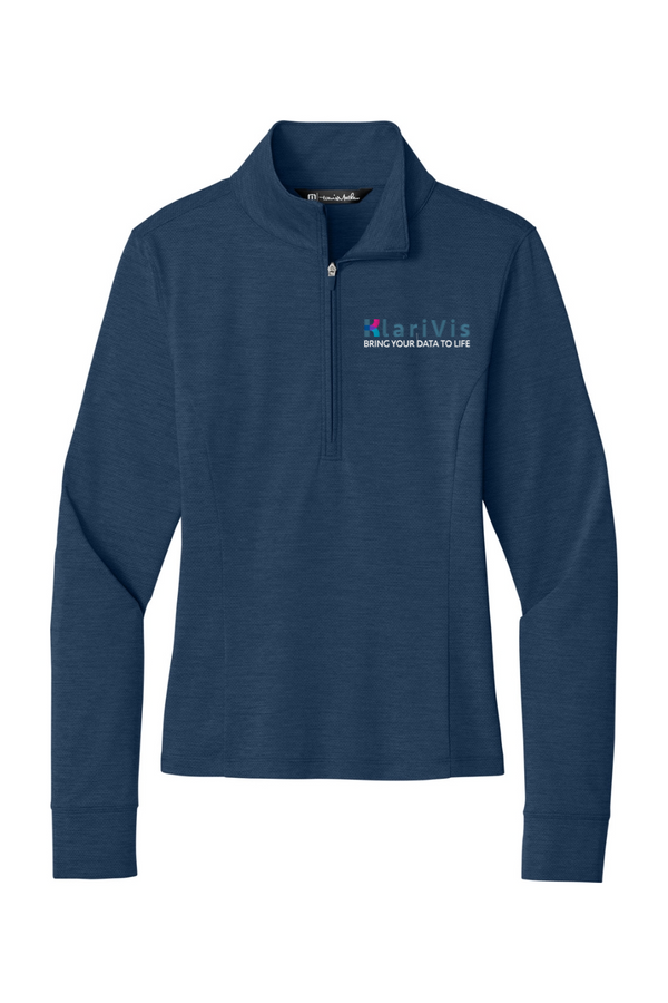 KlariVis: TravisMathew LADIES Onward 1/2-Zip (with Sleeve Logo)