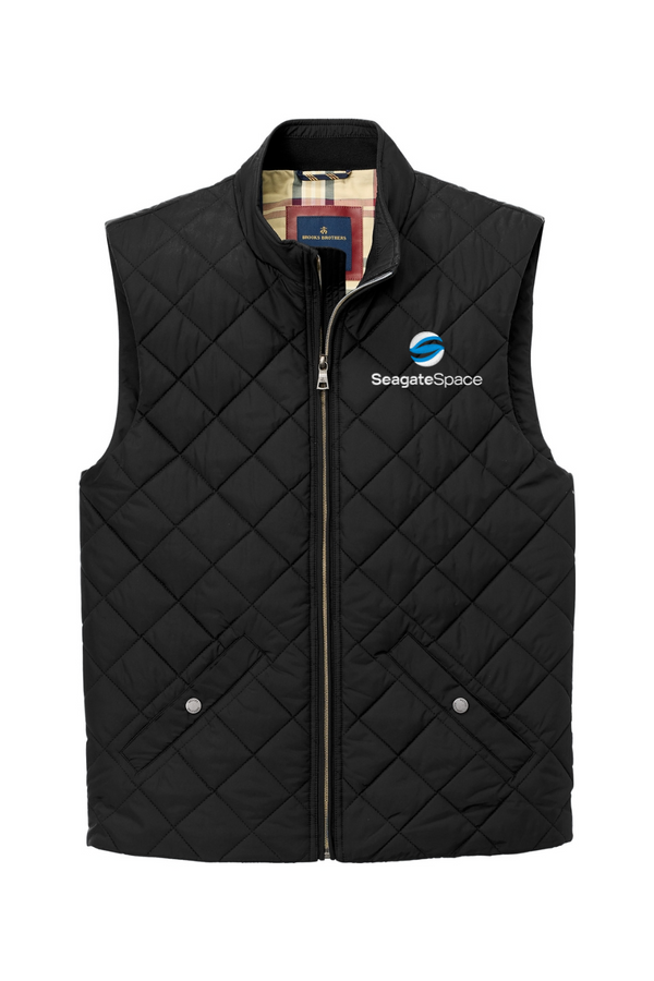 Seagate Space: Brooks Brothers ADULT Quilted Vest (Embroidered)