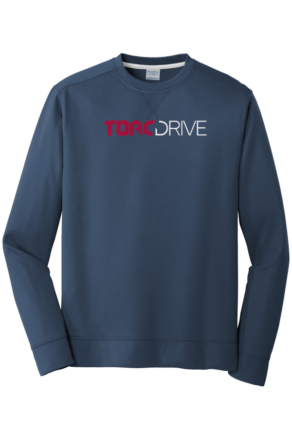 Torc Drive: ADULT Performance Fleece Crewneck Sweatshirt (FullFront Embroidery)