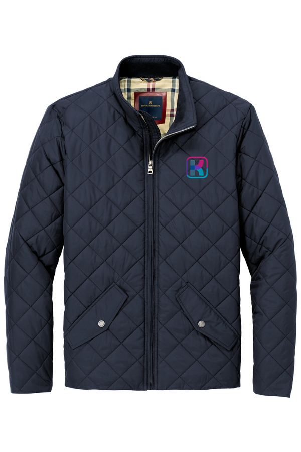 KlariVis: Brooks Brothers ADULT Quilted Jacket (with Sleeve Logo)