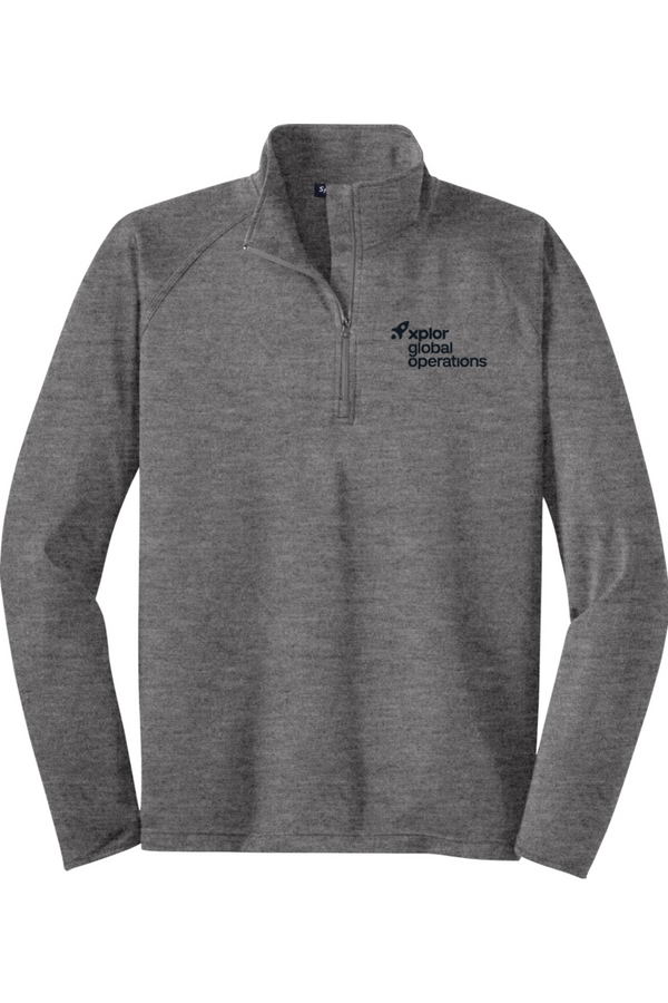 Xplor Global Ops: ADULT Sport-Wick Stretch 1/2-Zip Pullover (Embroidered)