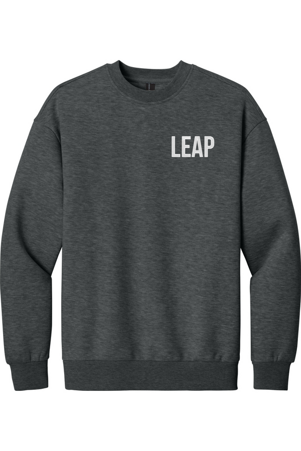 Leap: ADULT SoftSpun Crewneck Sweatshirt (Embroidered)