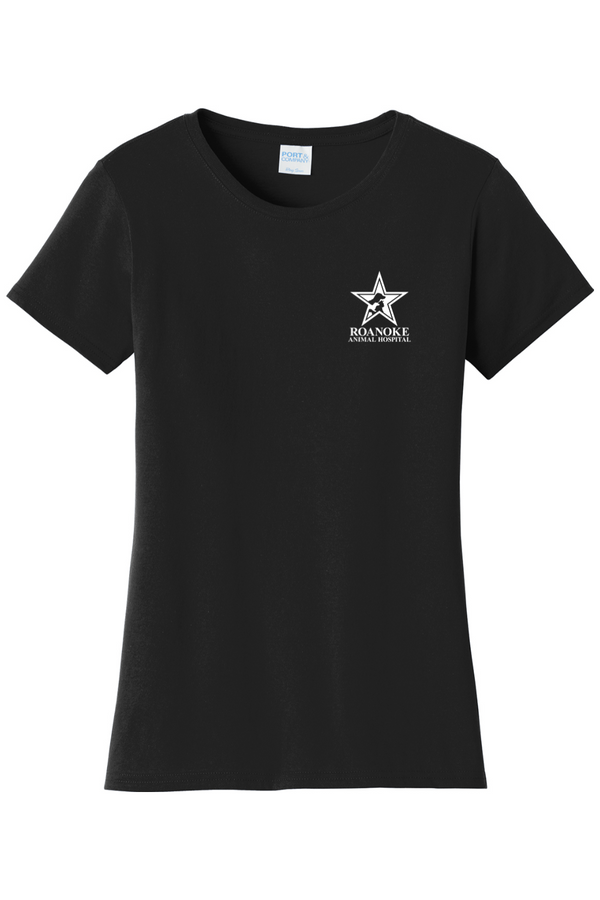 RAH: LADIES Ringspun Cotton Tee (Printed)
