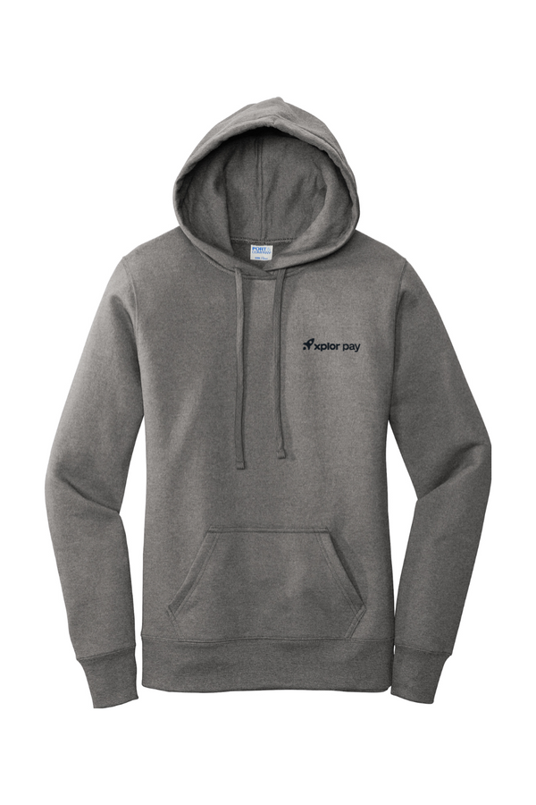 Xplor Pay: LADIES Classic Fleece Pullover Hooded Sweatshirt (Embroidered)