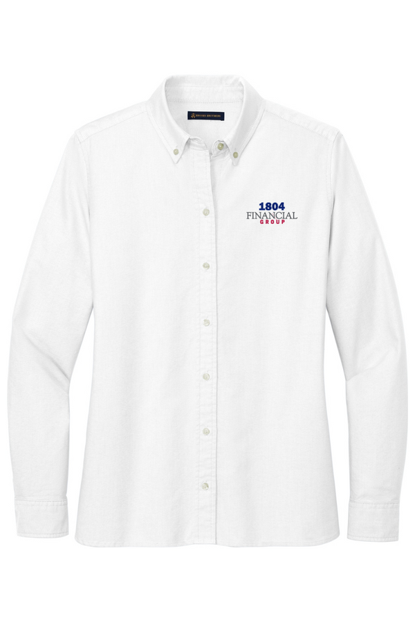 1804: LADIES Brooks Brothers Casual Oxford Cloth Shirt (Embroidered)