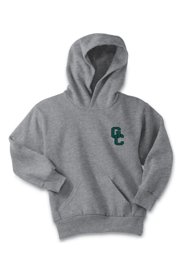 Glen Cove: YOUTH Fleece Pullover Hooded Sweatshirt (Embroidered)