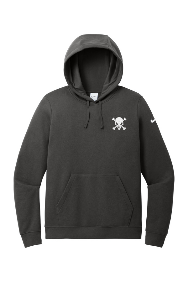 Turkey Skull: Nike LADIES Club Fleece Sleeve Swoosh Pullover Hoodie