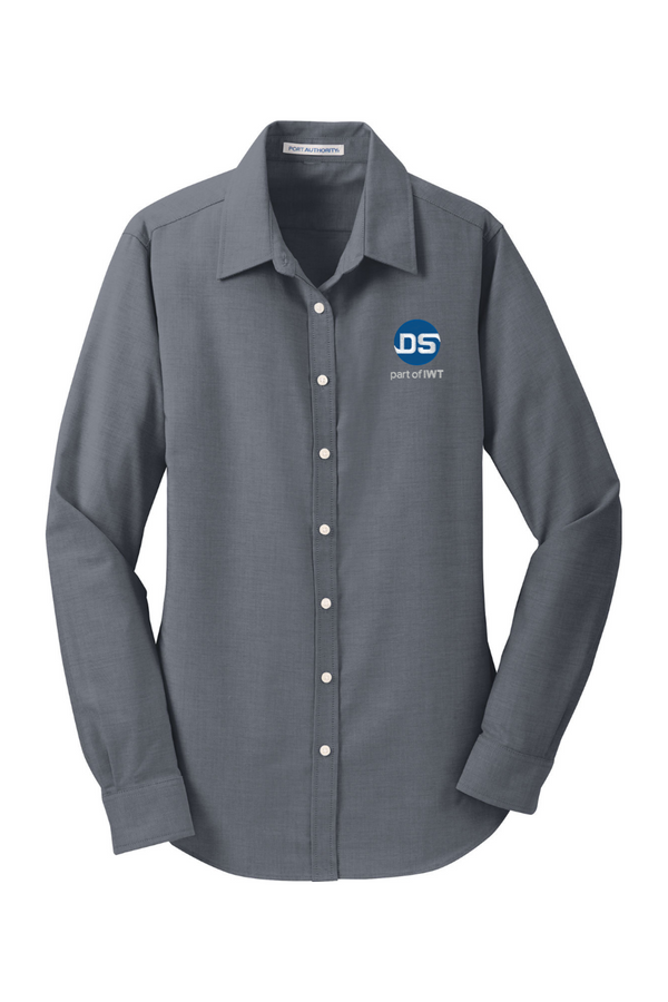 DS/IWT: LADIES Classic Longsleeve Oxford Shirt (Embroidered)