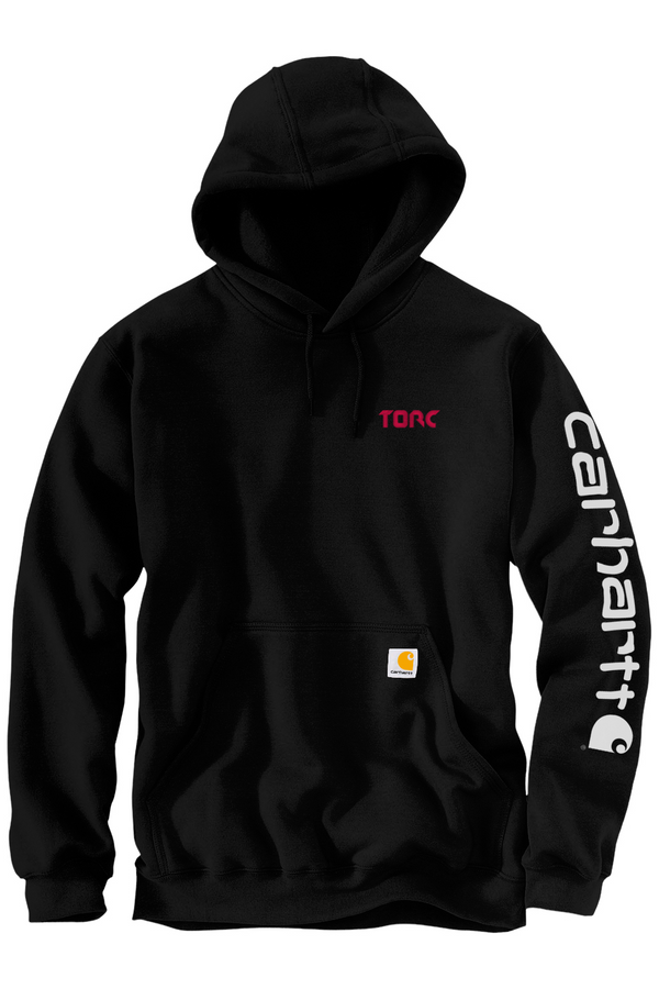 Torc: Carhartt ADULT Midweight Hooded Logo Sweatshirt (Embroidered)
