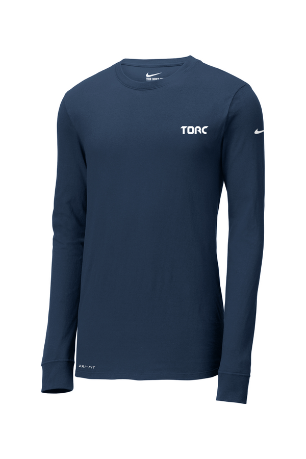 Torc: Nike ADULT Dri-FIT Cotton/Poly Long Sleeve Tee (Printed)