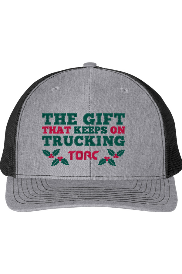 Torc "The Gift That Keeps On Trucking": Richardson Snapback Trucker Cap (Embroidered)