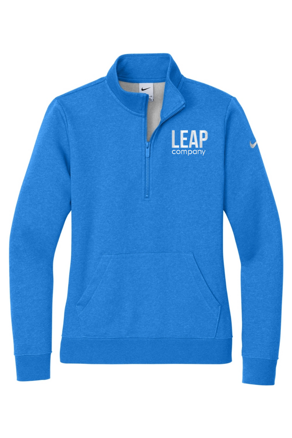 Leap: Nike LADIES Fleece 1/2-Zip (Embroidered)