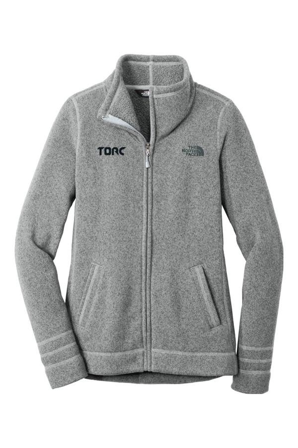 Torc: The North Face Ladies Sweater Fleece Jacket (Embroidered)
