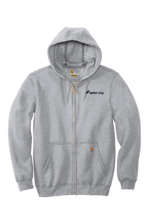 Xplor Pay: Carhartt ADULT Midweight Hooded Zip-Front Sweatshirt (Embroidered)
