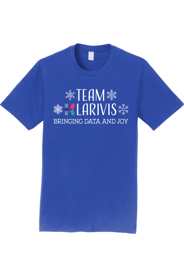 KlariVis Holiday: ADULT Ringspun Tee (Printed)