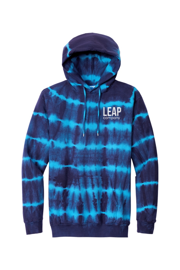 Leap: ADULT Stripe Tie-Dye Fleece (Embroidered)