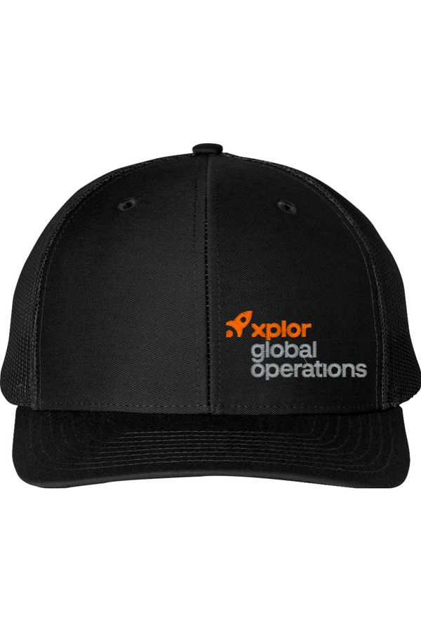 Xplor Global Ops: Richardson Snapback Trucker Cap (Embroidered)