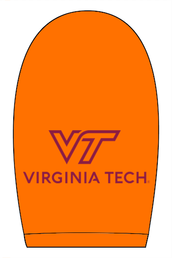 VTTI Chevron with VT Sleeve Logo: ADULT Ringspun Jersey Tee (Printed)