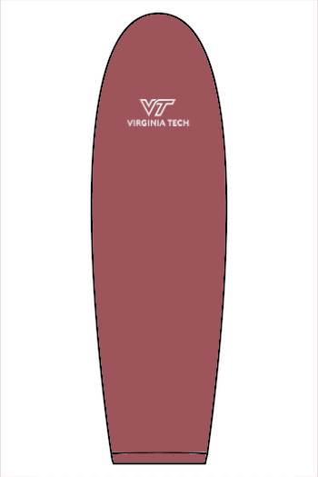 VTTI Chevron with VT Sleeve Logo: ADULT Comfort Colors Ringspun Long Sleeve Tee (Embroidered)