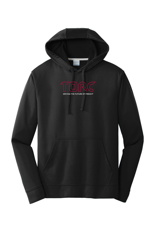 Torc "Driving the Future of Freight": ADULT Performance Fleece Pullover Hooded Sweatshirt (Embroidered)