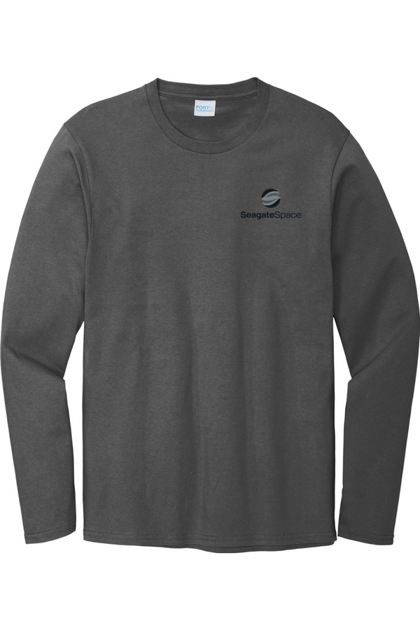 Seagate Space: ADULT Cozy Long Sleeve Ringspun Tee (Embroidered)