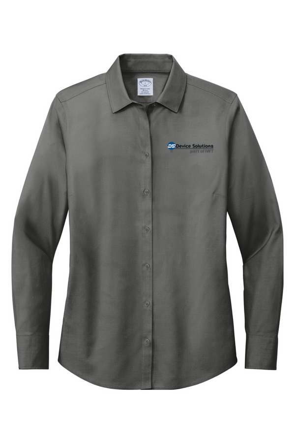 DS/IWT: LADIES Brooks Brothers Wrinkle-Free Stretch Pinpoint Shirt (Embroidered)