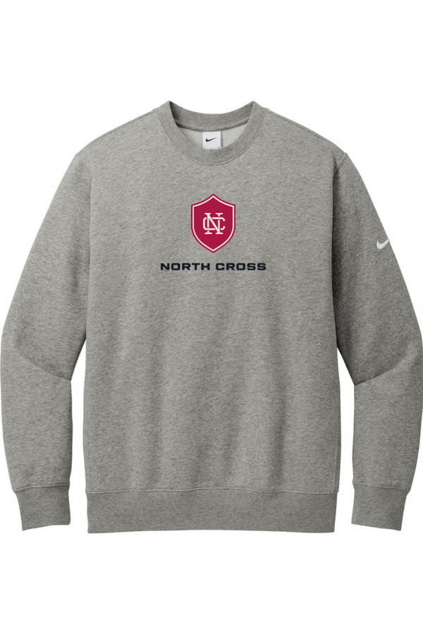 North Cross: Nike ADULT Club Fleece Crew (FullFront Embroidery)