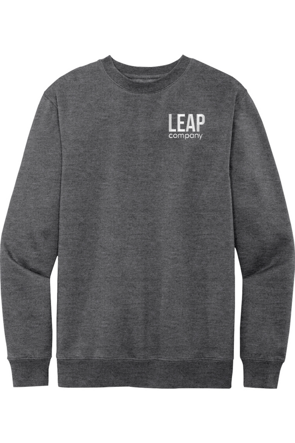 Leap: ADULT SoftSpun Fleece Crewneck Sweatshirt (Embroidered)