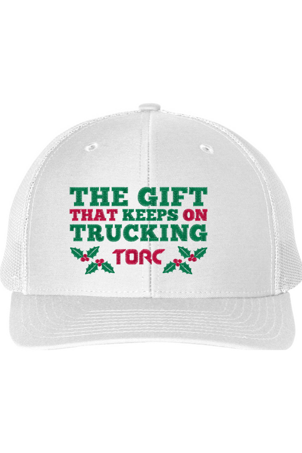 Torc "The Gift That Keeps On Trucking": Richardson Snapback Trucker Cap (Embroidered)