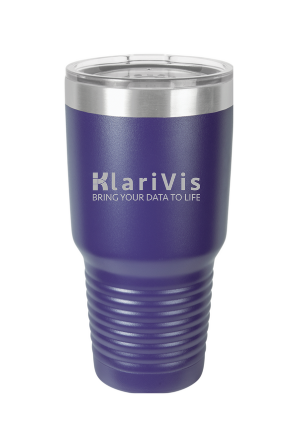 KlariVis: 30oz Stainless Steel Tumbler (Engraved)