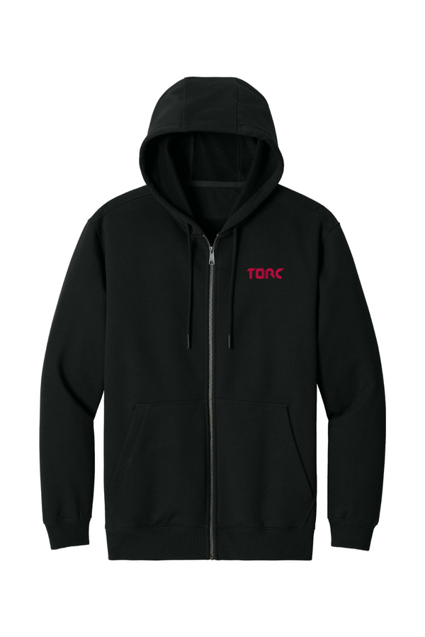 Torc: ADULT Work-Ready Heavy-Duty Full-Zip Fleece Hoodie (Embroidered)