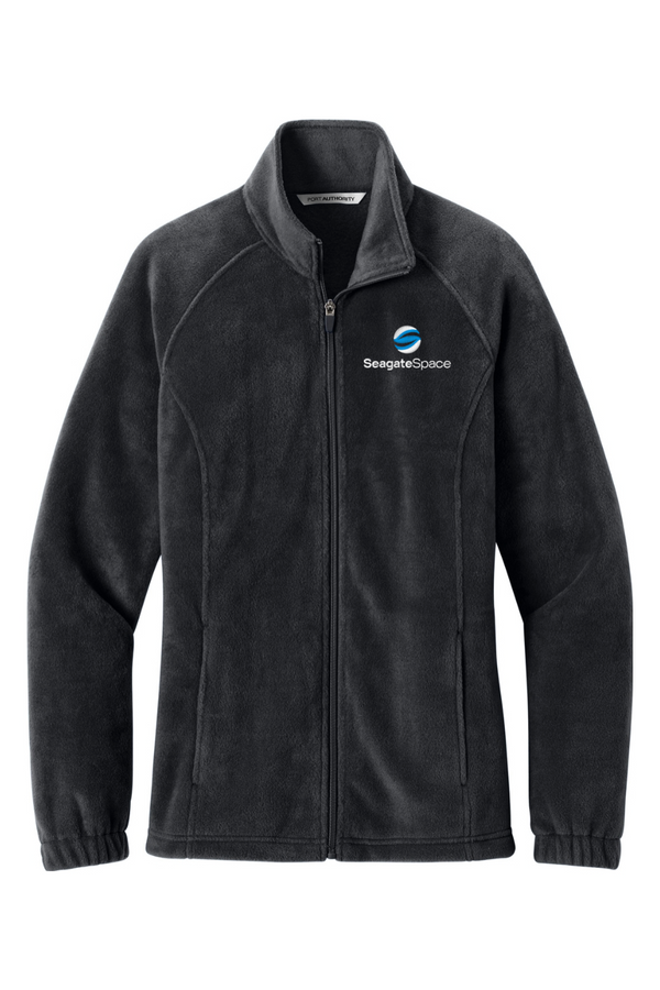 Seagate Space: LADIES Plush Fleece Full-Zip Jacket (Embroidered)