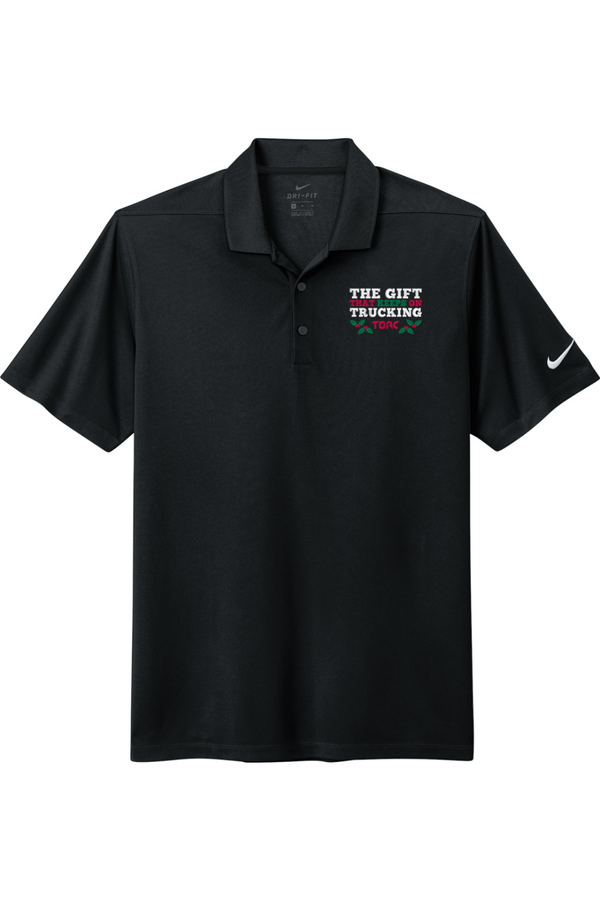 Torc "The Gift That Keeps On Trucking": Nike ADULT Dri-FIT Micro Pique 2.0 Polo (Embroidered)