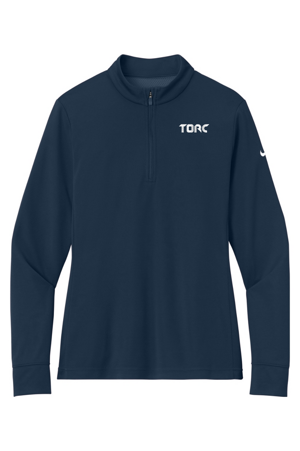 Torc: Nike LADIES Essential 1/2-Zip Cover-Up (Embroidered)