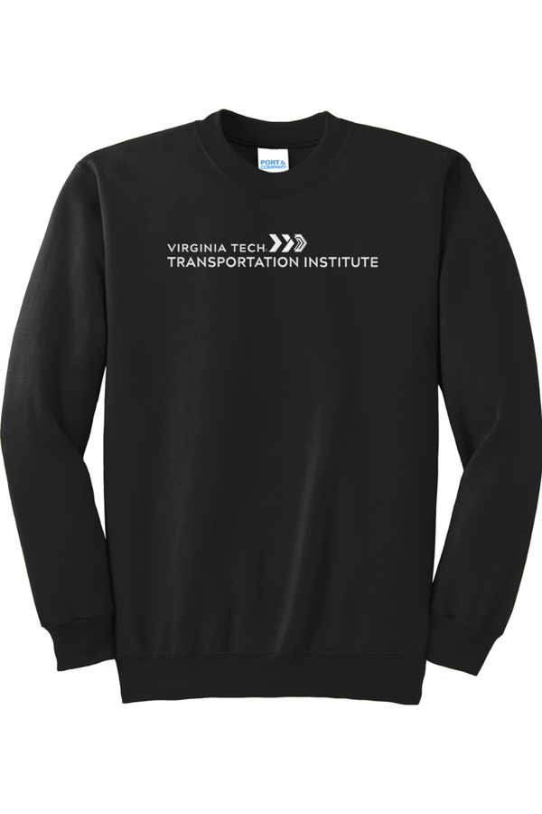 VTTI Chevron with VT Sleeve Logo: ADULT Heavy Blend Fleece Sweatshirt (FullFront Embroidery)