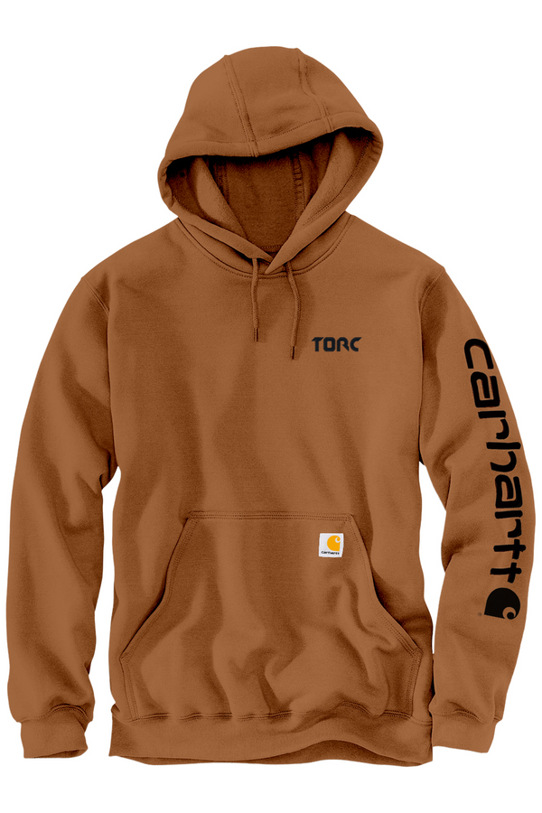 Torc: Carhartt ADULT Midweight Hooded Logo Sweatshirt (Embroidered)