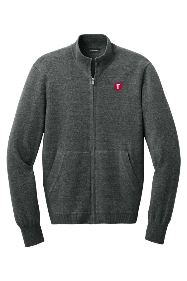 Torc: ADULT Easy Care Full-Zip Sweater (Embroidered)