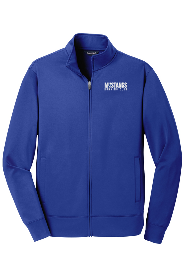 Mustangs Running Club: ADULT Sport-Wick Fleece Full-Zip Jacket (Embroidered)