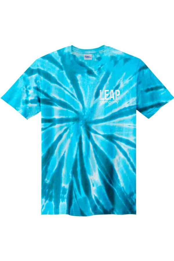 Leap: YOUTH Tie-Dye Tee (Embroidered)