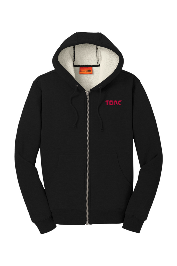 Torc: ADULT Heavyweight Sherpa-Lined Hooded Fleece Jacket (Embroidered)